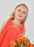Tee-shirt fille en mousseline Rouge 1 - vertbaudet enfant 