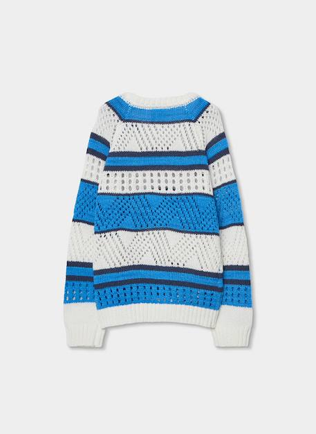 Pull fille en coton Blanc 3 - vertbaudet enfant 
