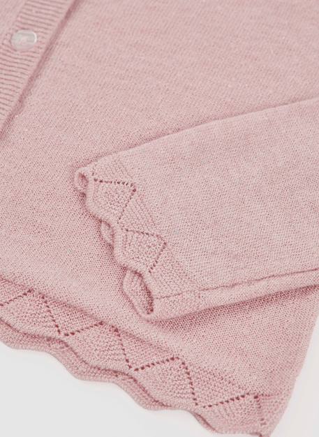 Gilet en coton Rose 4 - vertbaudet enfant 
