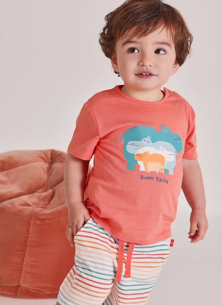Esemble pour bébé en coton Orange 2 - vertbaudet enfant 