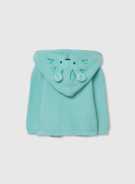 Veste bébé tricot Vert 3 - vertbaudet enfant 