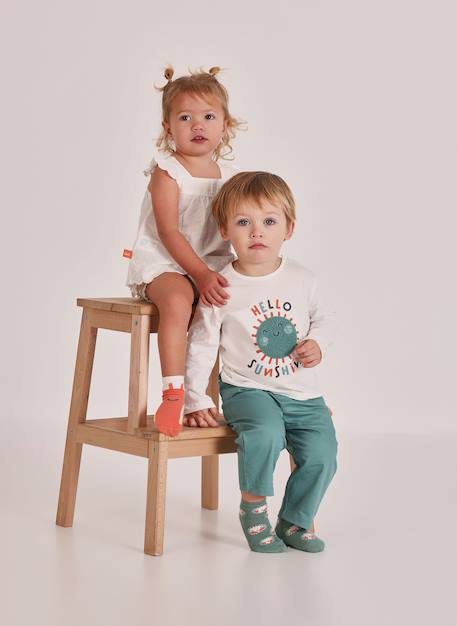 Bébé-Ensemble-Ensemble bébé t-shirt et pantalon coton