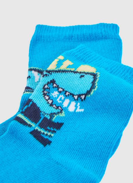 Lot de 3 paires de chaussettes imprimées Vert 2 - vertbaudet enfant 
