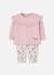Ensemble bébé fille maille imprimé fleurs Pink 1 - vertbaudet enfant 