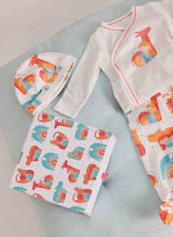 -Ensemble bébé imprimé coton
