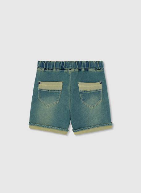 Bermuda en jean garçon Bleu 3 - vertbaudet enfant 