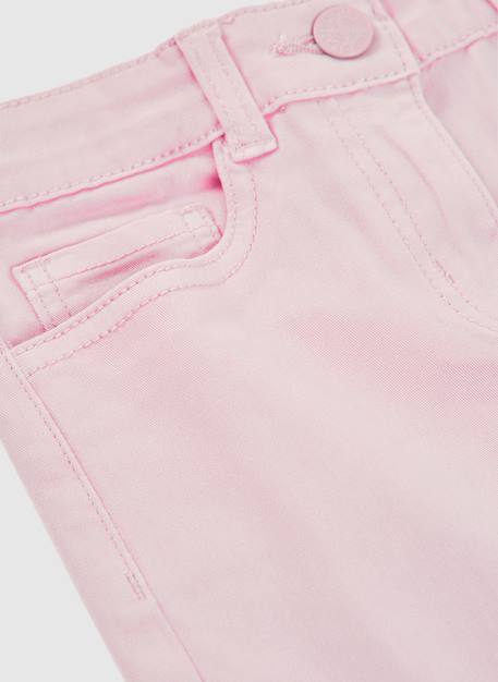 Pantalon fille en coton Rose 4 - vertbaudet enfant 