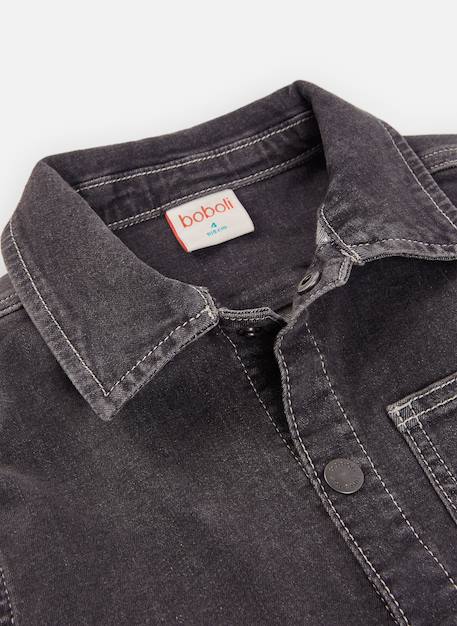 Veste en jean pour garçon Gris 4 - vertbaudet enfant 