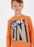 T-shirt en maille garçon imprimé game on Marron 1 - vertbaudet enfant 