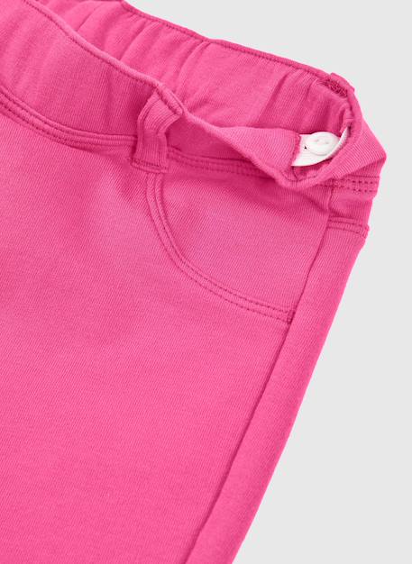 Pantalon fille en coton Rose 3 - vertbaudet enfant 