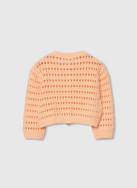 Gilet bébé tricot Orange 3 - vertbaudet enfant 