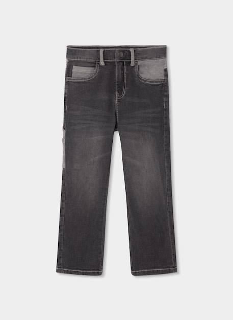 Pantalon enfant denim Gris 2 - vertbaudet enfant 