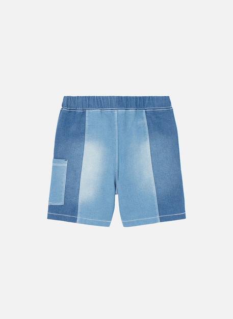 Bermuda garçon en denim Bleu 3 - vertbaudet enfant 