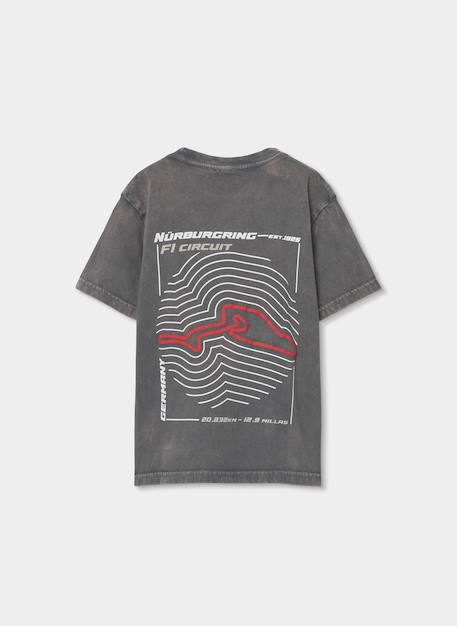 T-shirt garçon coton Gris 3 - vertbaudet enfant 