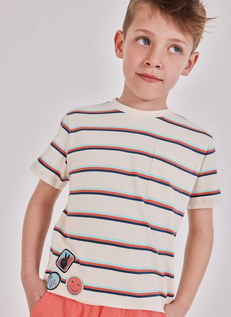 T-shirt enfant en maille rayée  - vertbaudet enfant