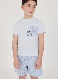 Pyjama enfant en coton à manches courtes  - vertbaudet enfant