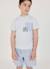 Pyjama enfant en coton à manches courtes Bleu 1 - vertbaudet enfant 
