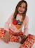 Pyjama fille manches longues imprimé Orange 1 - vertbaudet enfant 
