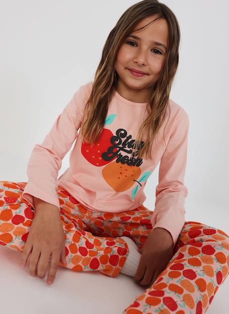 Fille-Pyjama fille manches longues imprimé