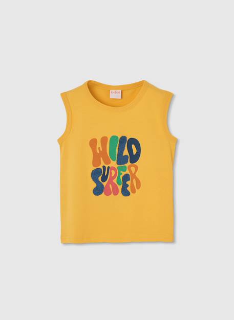 Débardeur enfant coton Jaune 2 - vertbaudet enfant 