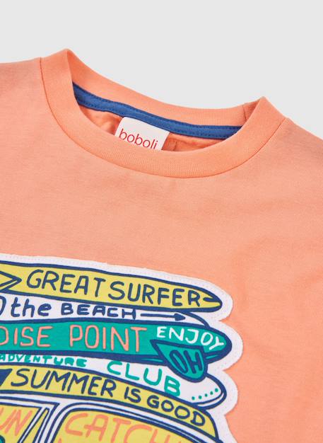 T-shirt enfant imprimé Rose 4 - vertbaudet enfant 