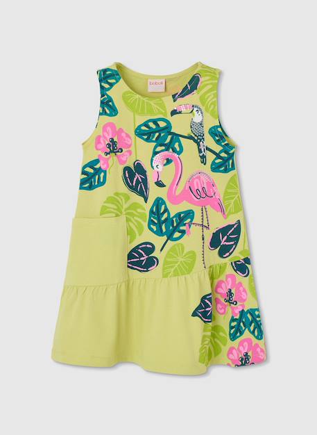 Robe maille Vert 1 - vertbaudet enfant 