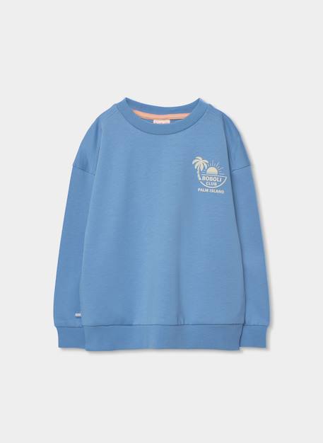 Sweat-shirt enfant Bleu 3 - vertbaudet enfant 