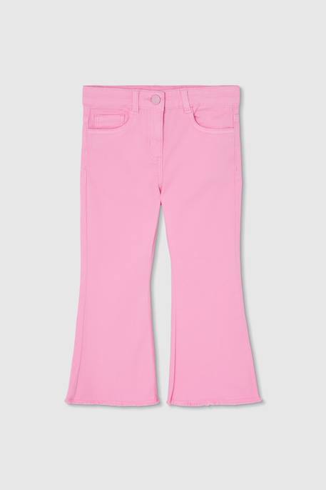 Pantalon fille en coton Rose 2 - vertbaudet enfant 