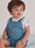 Ensemble bébé salopette et t-shirt coton Bleu 1 - vertbaudet enfant 