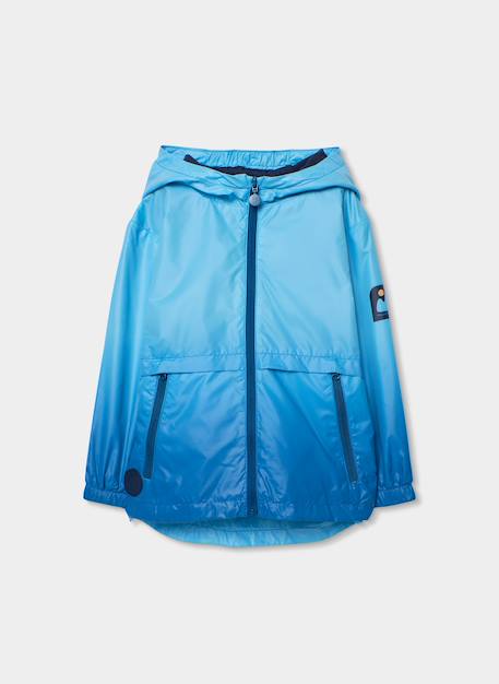 Parka enfant tissu technique Bleu 2 - vertbaudet enfant 