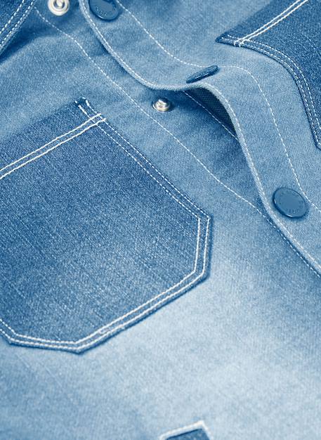 Surchemise enfant en denim Bleu 4 - vertbaudet enfant 