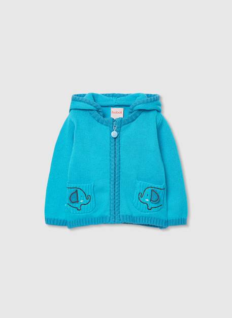 Veste à capuche Bleu 2 - vertbaudet enfant 