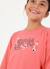 T-shirt fille en maille imprimé fleurs Pink 1 - vertbaudet enfant 