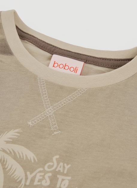 T-shirt enfant coton brut Marron 4 - vertbaudet enfant 