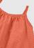 Robe popeline palmiers Orange 4 - vertbaudet enfant 