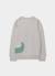 Pull enfant coton crocodile Gris 3 - vertbaudet enfant 