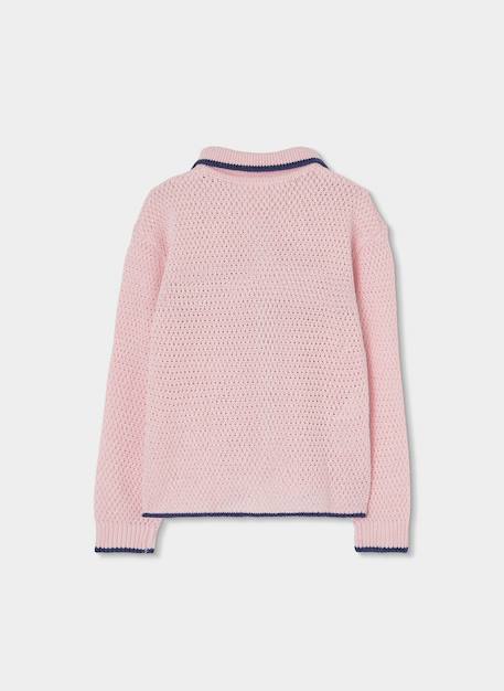 Gilet en maille pour fille Rose 3 - vertbaudet enfant 