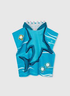 -Serviette en coton à capuche requin