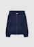 Sweat à capuche zippé Bleu 1 - vertbaudet enfant 