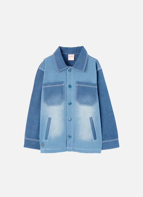 Surchemise enfant en denim Bleu 2 - vertbaudet enfant 