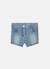 Short en denim avec bouton et fermeture é Bleu 1 - vertbaudet enfant 