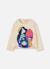 T-shirt fille en maille imprimé amies Blanc 2 - vertbaudet enfant 