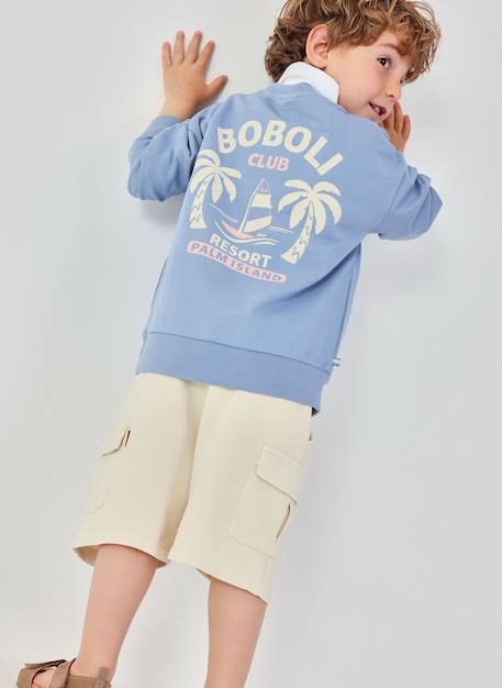 Sweat-shirt enfant Bleu 1 - vertbaudet enfant 