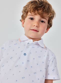 -Polo enfant en coton imprimé