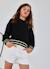 Sweatshirt pour fille Noir 1 - vertbaudet enfant 