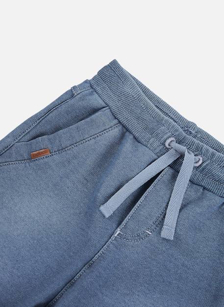 Short garçon tricot avec cordon de serrage Bleu 3 - vertbaudet enfant 