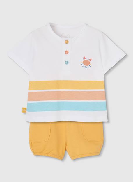Ensemble coton bébé Blanc 2 - vertbaudet enfant 