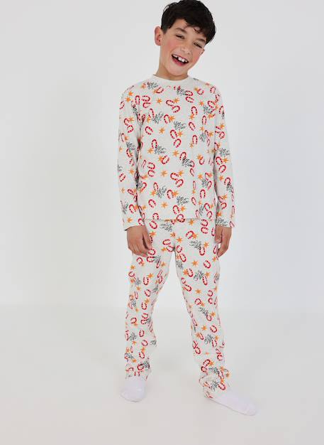 Garçon-Pyjama enfant en coton imprimé de fer à cheval