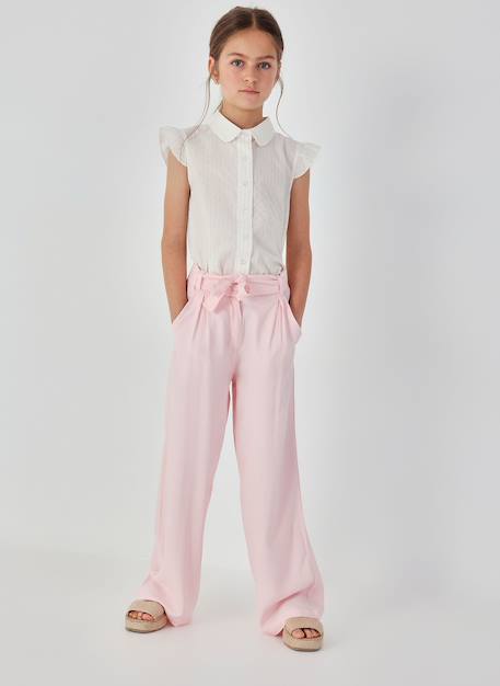 Pantalon fille Rose 1 - vertbaudet enfant 