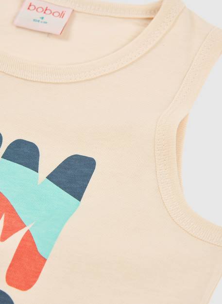 Débardeur garçon Blanc 3 - vertbaudet enfant 